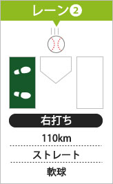 熊谷バッティングセンター  バッターボックス