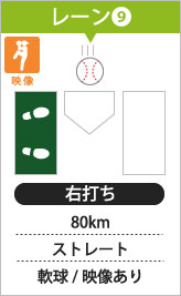 熊谷バッティングセンター  バッターボックス