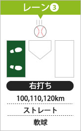 前橋バッティングセンター  バッターボックス